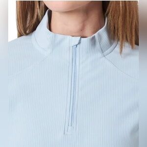 NWT Blue Mondetta Women's 1/2 Zip Top Size S